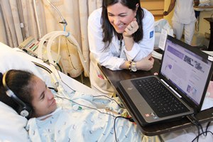 patient using speech recognition software