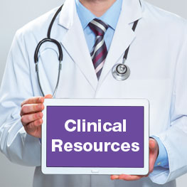 Holding a sign Clinical Resources
